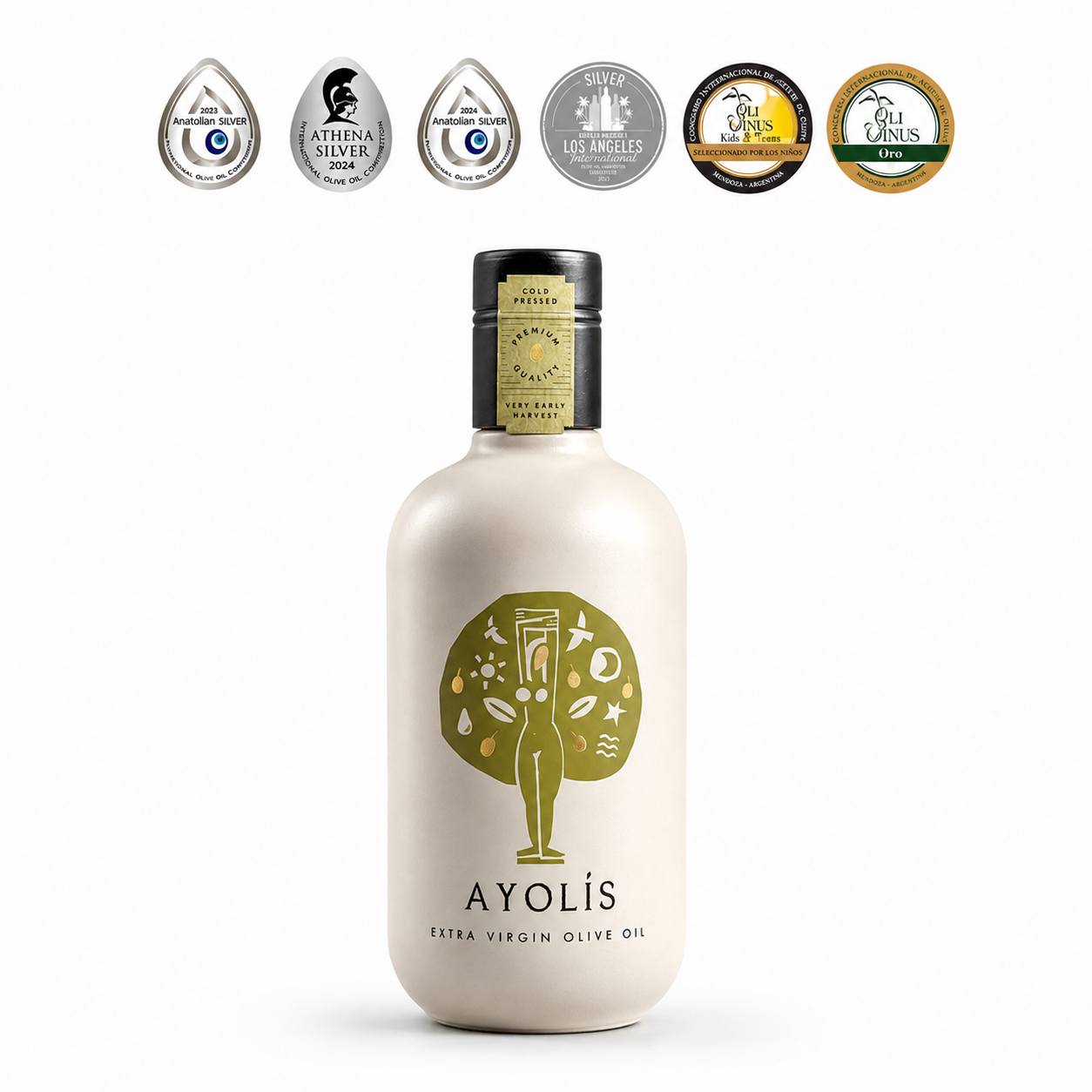 Ayolis Premium Mother & Baby Early Harvest Extra Virgin Olive Oil, 500ml